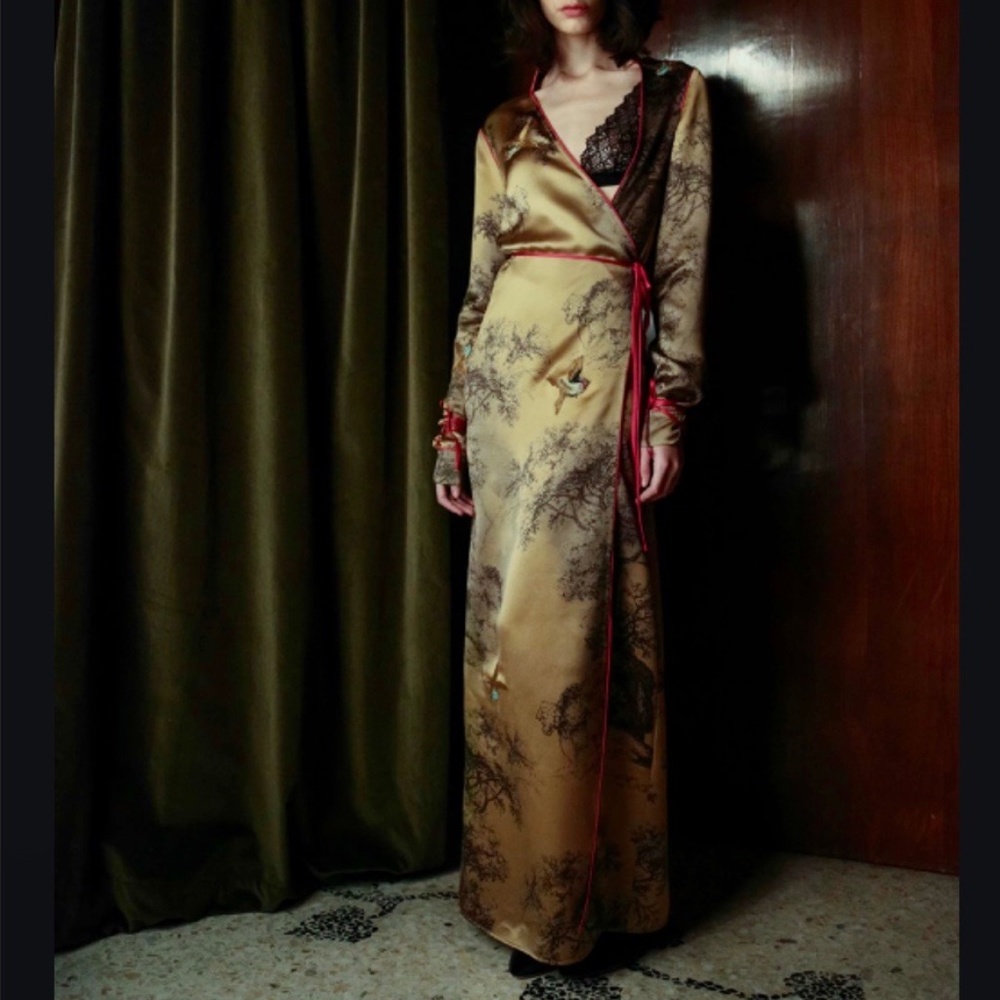 The Attico Wrap Robe
